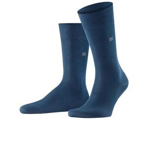BURLINGTON Men's Classic Fine Cotton Blend Dress Socks Men BLUE